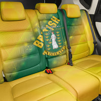 British Virgin Islands Back Car Seat Cover Coat Of Arms Plumeria Gradient Art