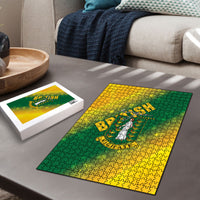 British Virgin Islands Puzzle Coat Of Arms Plumeria Gradient Art