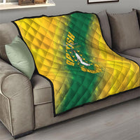British Virgin Islands Quilt Coat Of Arms Plumeria Gradient Art