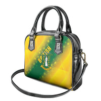 British Virgin Islands Shoulder Handbag Coat Of Arms Plumeria Gradient Art