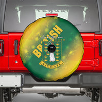 British Virgin Islands Spare Tire Cover Coat Of Arms Plumeria Gradient Art