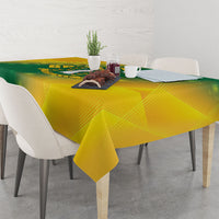 British Virgin Islands Tablecloth Coat Of Arms Plumeria Gradient Art