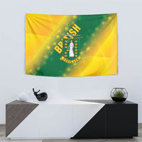 British Virgin Islands Tapestry Coat Of Arms Plumeria Gradient Art