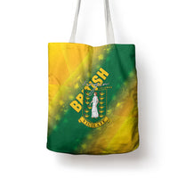 British Virgin Islands Tote Bag Coat Of Arms Plumeria Gradient Art