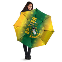 British Virgin Islands Umbrella Coat Of Arms Plumeria Gradient Art