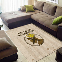 No Kings In America Area Rug We The People - Wonder Print Shop