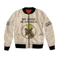 No Kings In America Bomber Jacket We The People - Wonder Print Shop