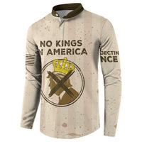 No Kings In America Button Sweatshirt We The People - Wonder Print Shop