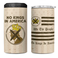No Kings In America 4 in 1 Can Cooler Tumbler We The People - Wonder Print Shop