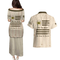 No Kings In America Couples Matching Puletasi and Hawaiian Shirt We The People - Wonder Print Shop