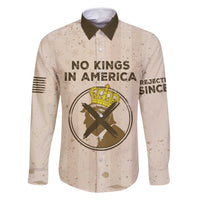 No Kings In America Family Matching Long Sleeve Bodycon Dress and Hawaiian Shirt We The People - Wonder Print Shop