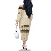 No Kings In America Family Matching Off The Shoulder Long Sleeve Dress and Hawaiian Shirt We The People - Wonder Print Shop