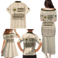 No Kings In America Family Matching Puletasi and Hawaiian Shirt We The People - Wonder Print Shop
