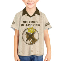 No Kings In America Family Matching Tank Maxi Dress and Hawaiian Shirt We The People - Wonder Print Shop