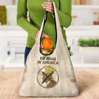 No Kings In America Grocery Bag We The People - Wonder Print Shop