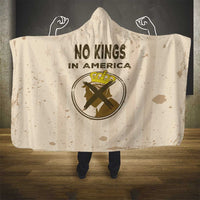 No Kings In America Hooded Blanket We The People - Wonder Print Shop