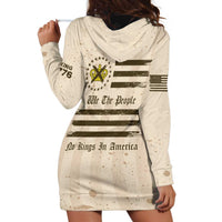 No Kings In America Hoodie Dress We The People - Wonder Print Shop