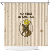 No Kings In America Shower Curtain We The People - Wonder Print Shop