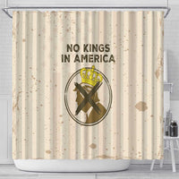 No Kings In America Shower Curtain We The People - Wonder Print Shop