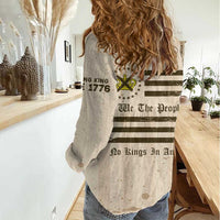 No Kings In America Women Casual Shirt We The People - Wonder Print Shop