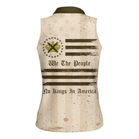 No Kings In America Women Sleeveless Polo Shirt We The People - Wonder Print Shop