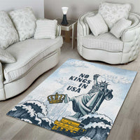 Funny Rejecting Kings Area Rug Since 1776 No Kings In America Retro Style LT05