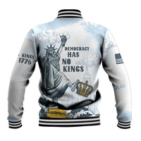 Funny Rejecting Kings Baseball Jacket Since 1776 No Kings In America Retro Style LT05