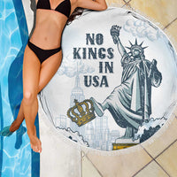 Funny Rejecting Kings Beach Blanket Since 1776 No Kings In America Retro Style LT05