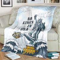 Funny Rejecting Kings Blanket Since 1776 No Kings In America Retro Style LT05