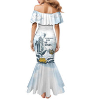 Funny Rejecting Kings Family Matching Mermaid Dress and Hawaiian Shirt Since 1776 No Kings In America Retro Style LT05