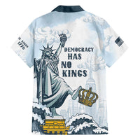 Funny Rejecting Kings Family Matching Off Shoulder Maxi Dress and Hawaiian Shirt Since 1776 No Kings In America Retro Style LT05