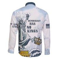Funny Rejecting Kings Family Matching Short Sleeve Bodycon Dress and Hawaiian Shirt Since 1776 No Kings In America Retro Style LT05