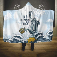 Funny Rejecting Kings Hooded Blanket Since 1776 No Kings In America Retro Style LT05
