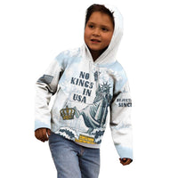 Funny Rejecting Kings Kid Hoodie Since 1776 No Kings In America Retro Style LT05