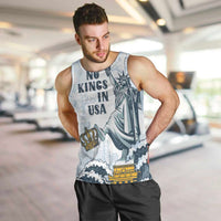 Funny Rejecting Kings Men Tank Top Since 1776 No Kings In America Retro Style LT05