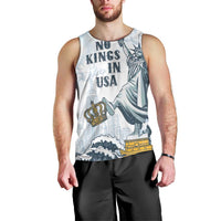 Funny Rejecting Kings Men Tank Top Since 1776 No Kings In America Retro Style LT05