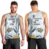 Funny Rejecting Kings Men Tank Top Since 1776 No Kings In America Retro Style LT05