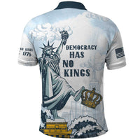 Funny Rejecting Kings Polo Shirt Since 1776 No Kings In America Retro Style LT05