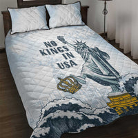 Funny Rejecting Kings Quilt Bed Set Since 1776 No Kings In America Retro Style LT05