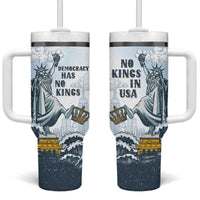 Funny Rejecting Kings Tumbler With Handle Since 1776 No Kings In America Retro Style LT05