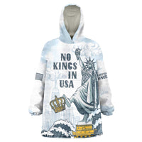 Funny Rejecting Kings Wearable Blanket Hoodie Since 1776 No Kings In America Retro Style LT05