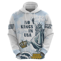 Funny Rejecting Kings Zip Hoodie Since 1776 No Kings In America Retro Style LT05
