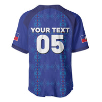 Custom Haiti Ayiti Nan Mondyal 2026 Baseball Jersey Fyete Lit Victwa Blue Version