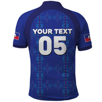 Custom Haiti Ayiti Nan Mondyal 2026 Polo Shirt Fyete Lit Victwa Blue Version