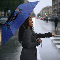 Haiti Ayiti Nan Mondyal 2026 Umbrella Fyete Lit Victwa Blue Version