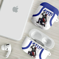 Haiti Ayiti Nan Mondyal 2026 AirPods Case Fyete Lit Victwa White Version