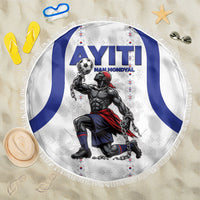 Haiti Ayiti Nan Mondyal 2026 Beach Blanket Fyete Lit Victwa White Version