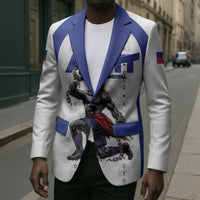 Custom Haiti Ayiti Nan Mondyal 2026 Blazer Fyete Lit Victwa White Version