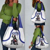 Haiti Ayiti Nan Mondyal 2026 Grocery Bag Fyete Lit Victwa White Version