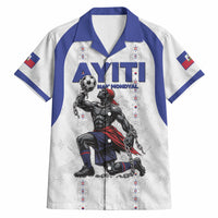 Custom Haiti Ayiti Nan Mondyal 2026 Hawaiian Shirt Fyete Lit Victwa White Version